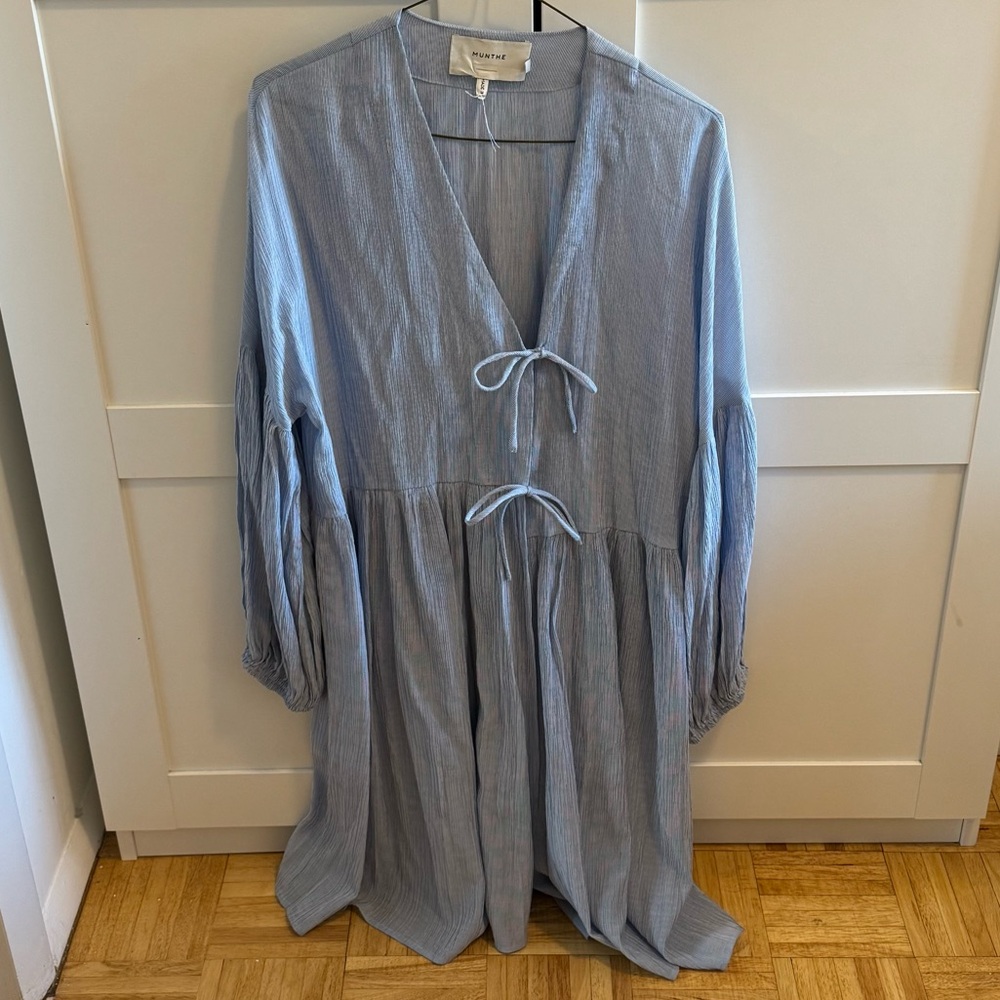 Light Blue Midi Dress